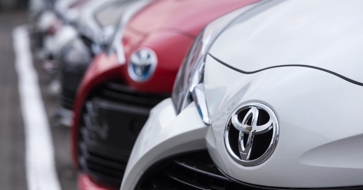 multiple multicolored toyota cars
