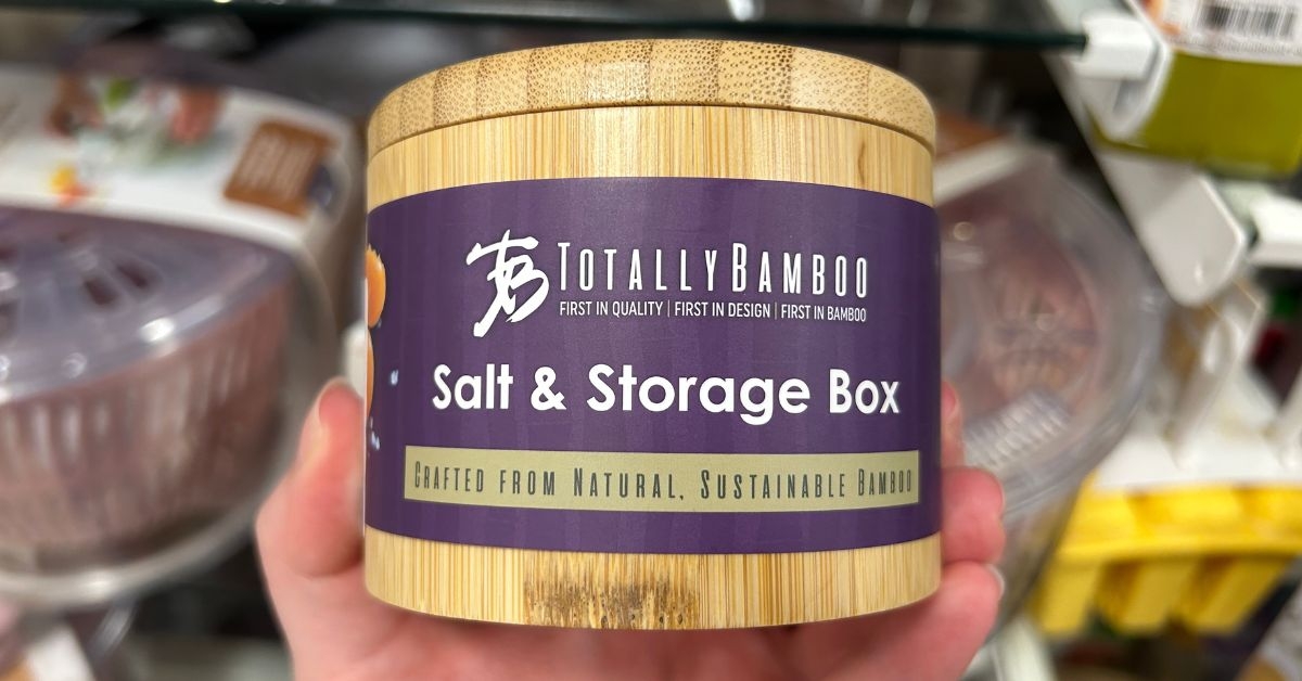 totally bamboo salt storage box