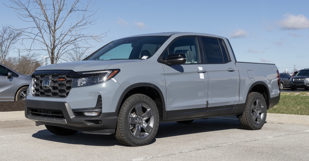 Honda Ridgeline TrailSport display