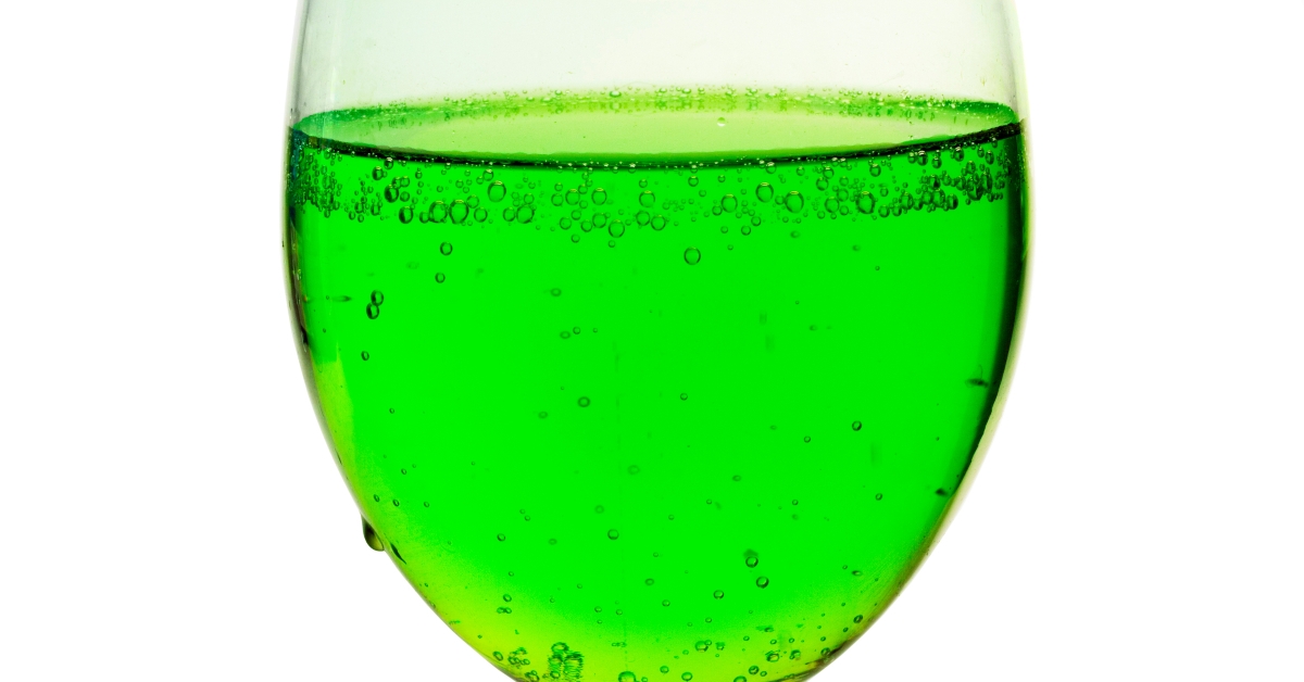 A glass of soda 