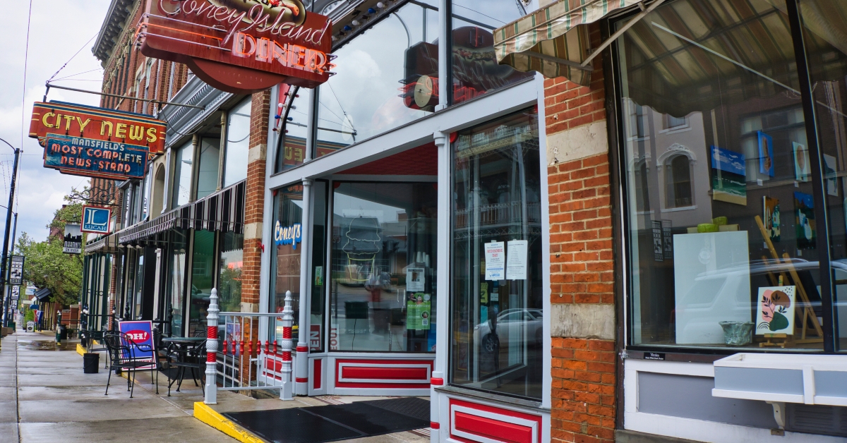 cony island diner in mansfield ohio