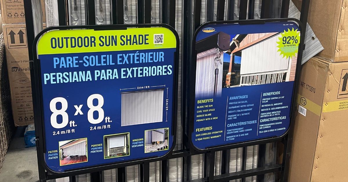 outdoor sun shade