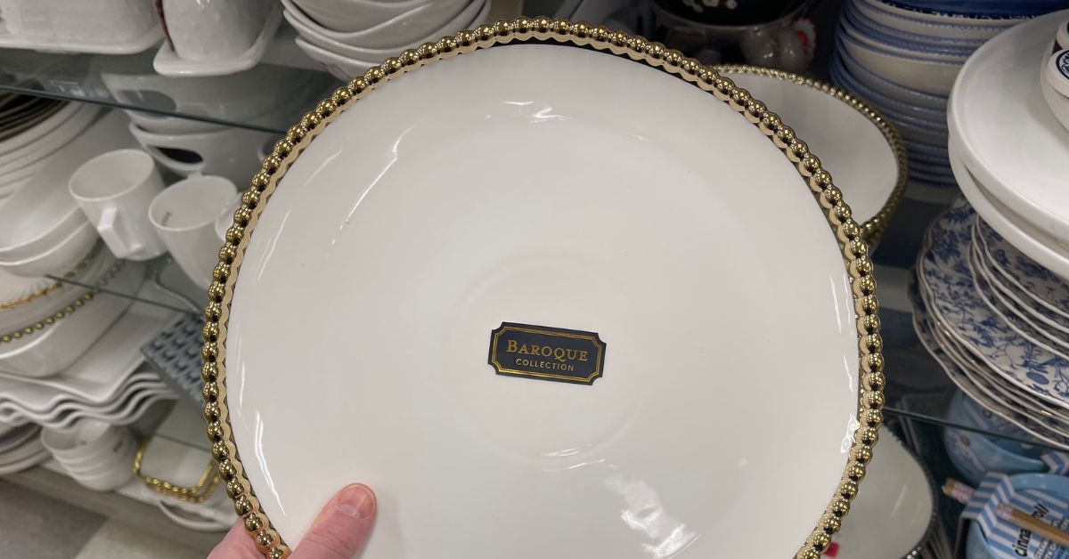 baroque collection plate