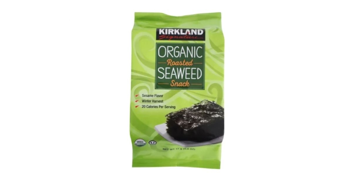 kirkland signature organic roasted seaweed