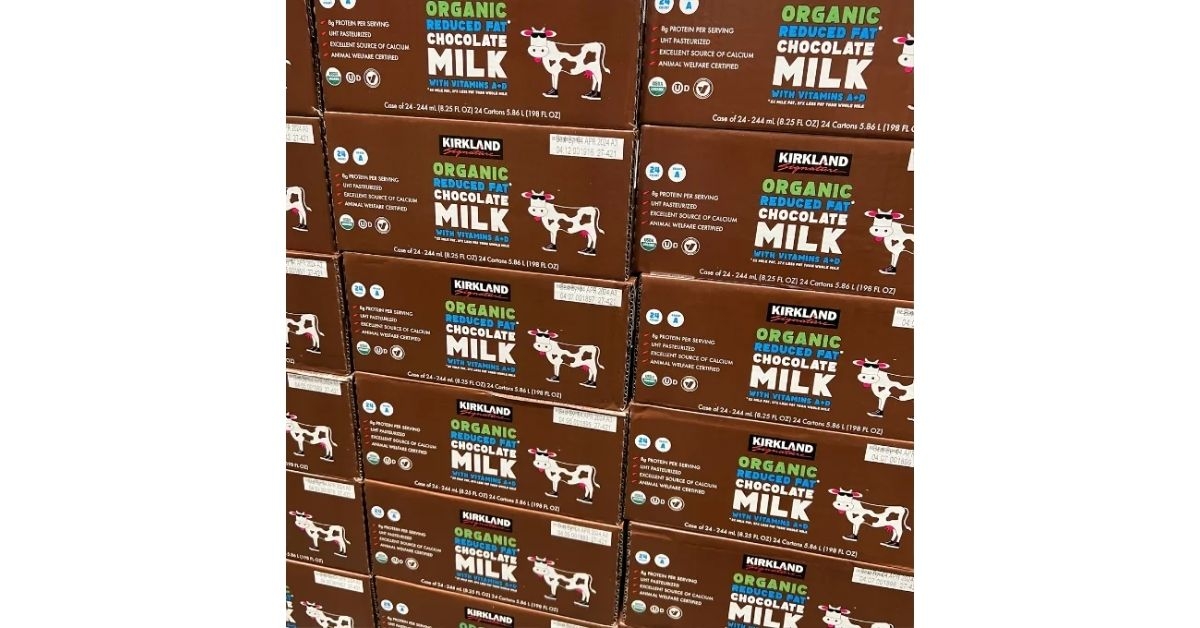 Kirkland Brand Organic Reduced Fat Chocolate Milk