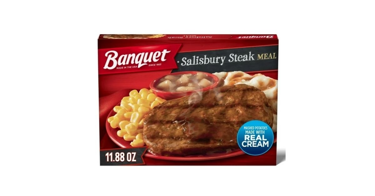 banquet salisbury steak meal