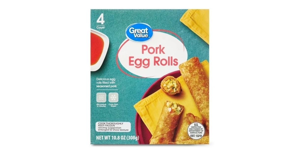 great value pork egg rolls