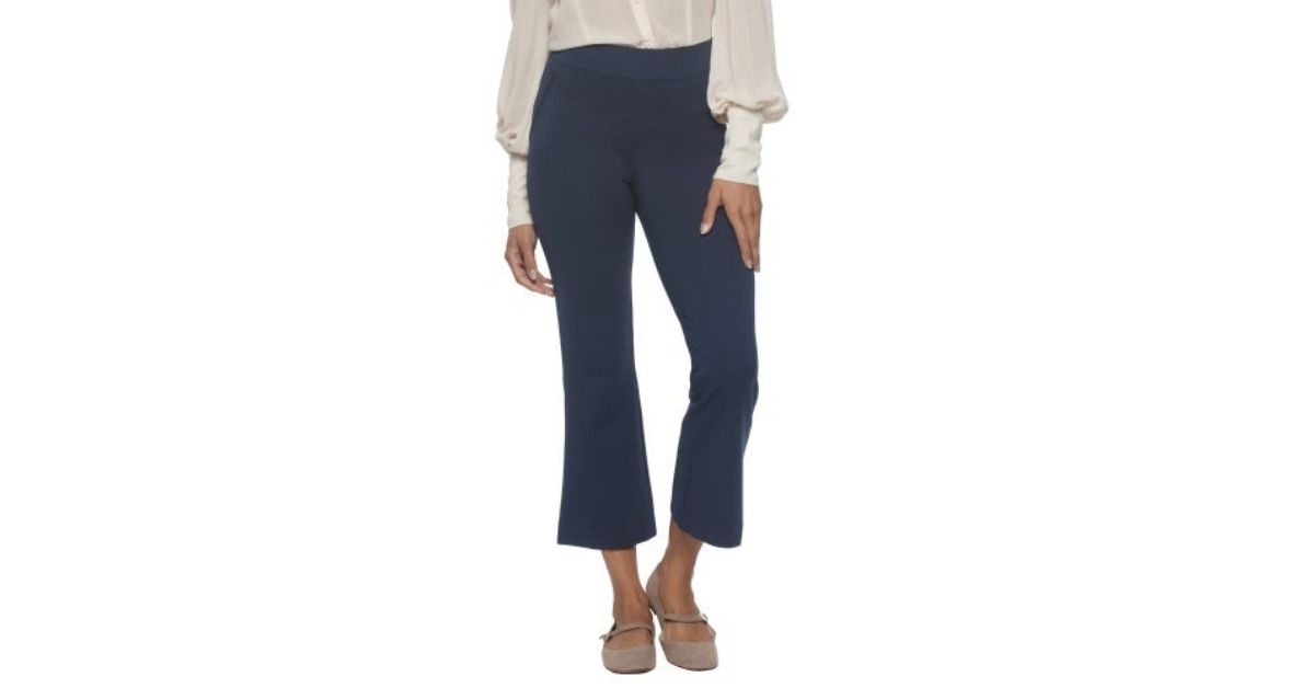 felina womens tummy control kick crop pant