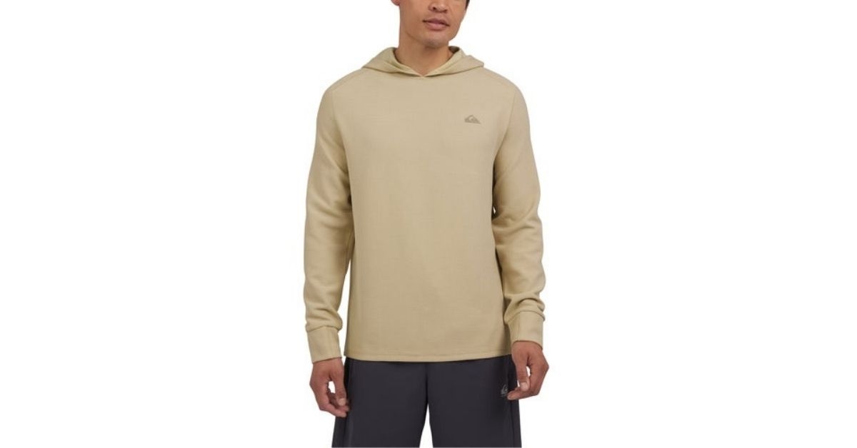 quicksilver mens textured hoodie