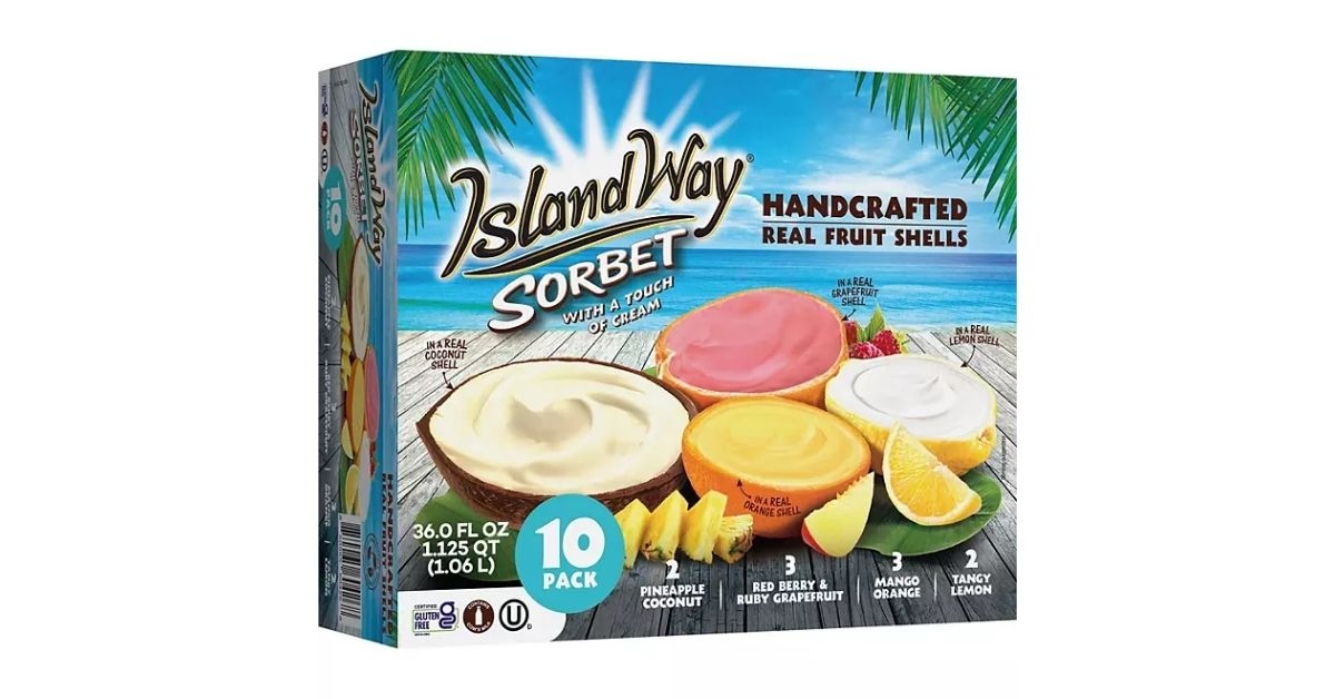 handcrafted assorted fruit sorbet