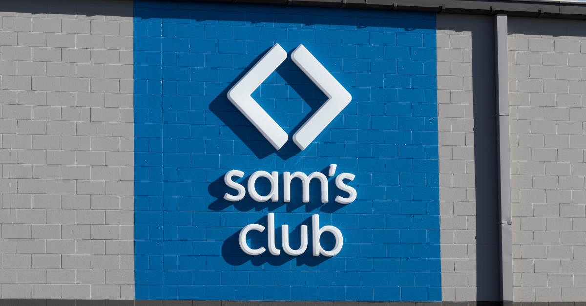 sams club warehouse signage