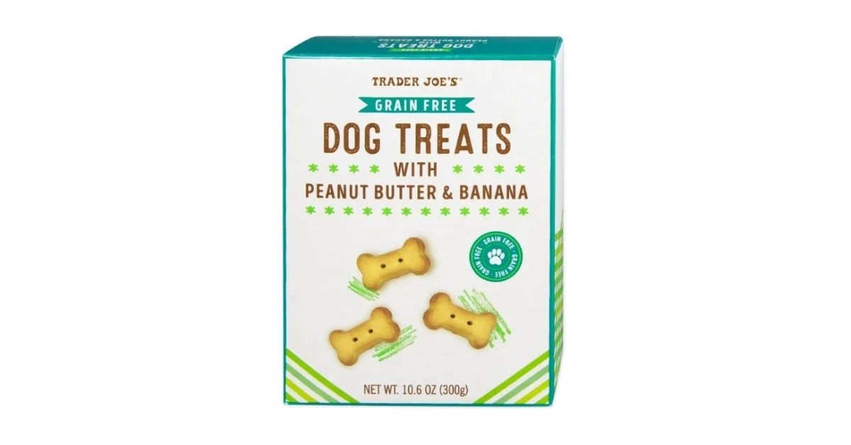 Grain Free Dog Treats with Peanut Butter & Banana