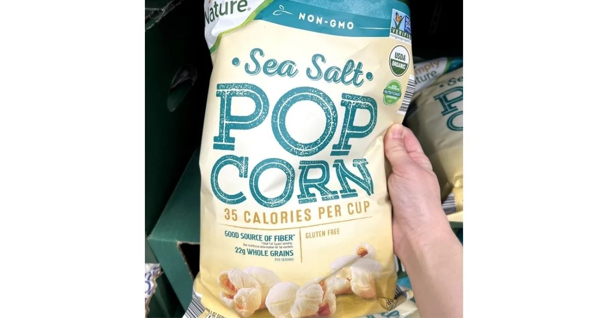 Simply Nature Sea Salt Popcorn 