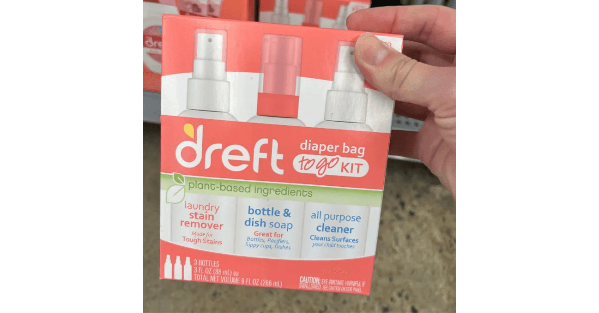 Dreft dipaer clean to go kit 