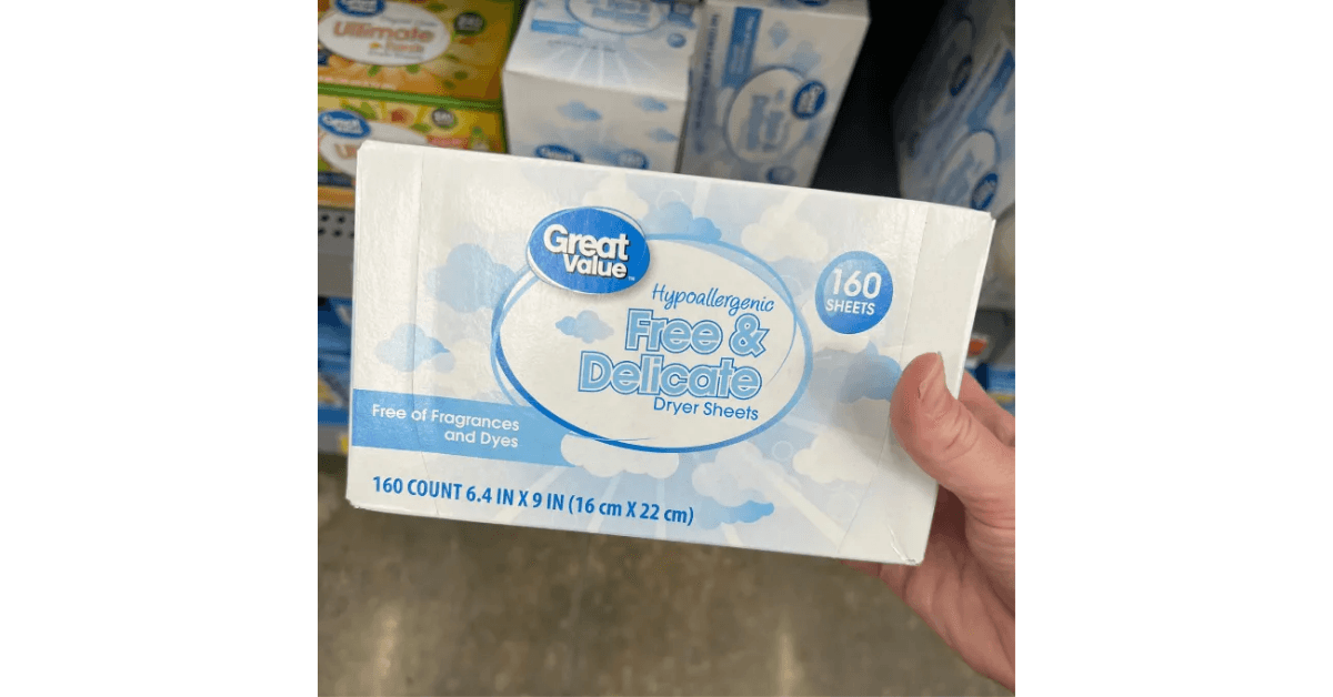 Great Value Dryer Sheets
