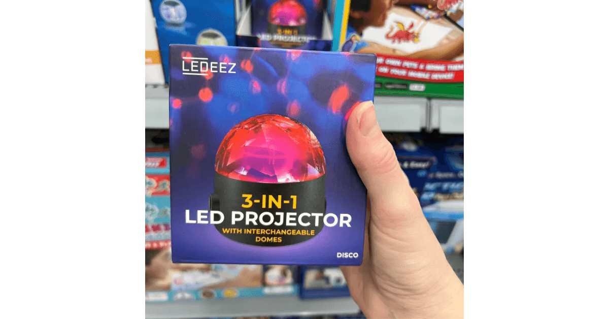 LEDeez 3-In-1 LED Projector