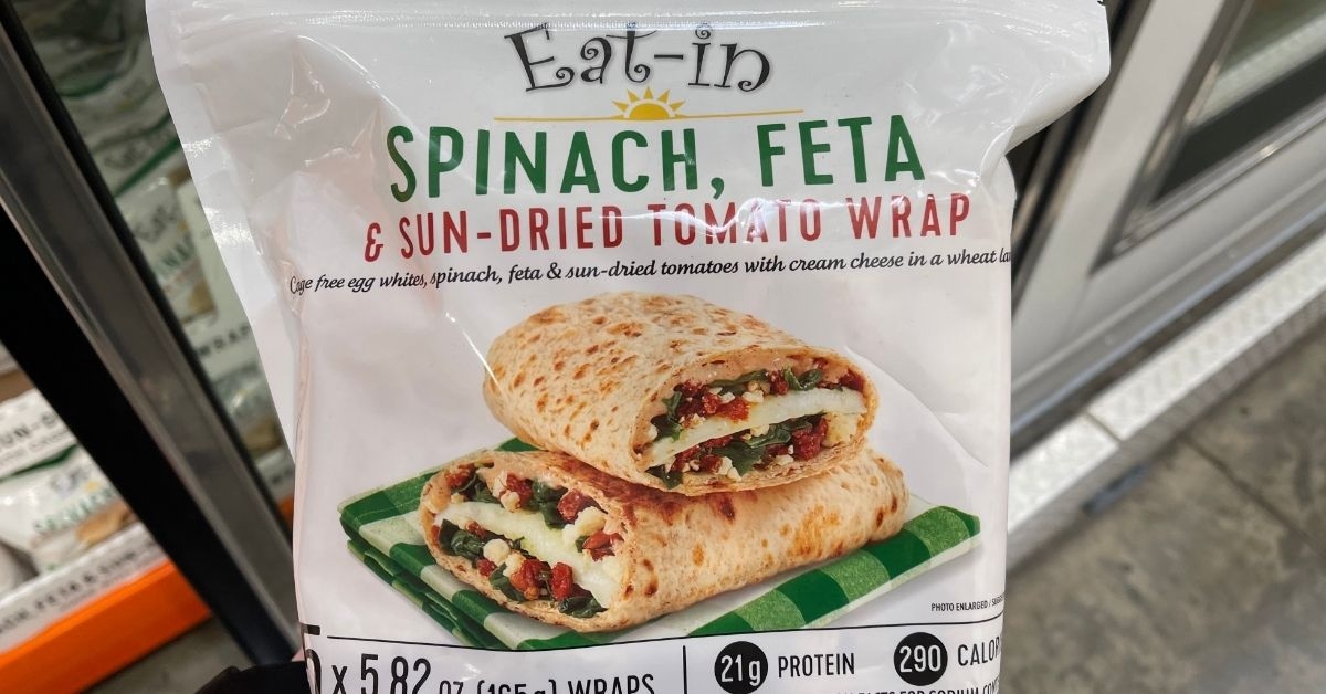 feta and sun dried tomator wraps