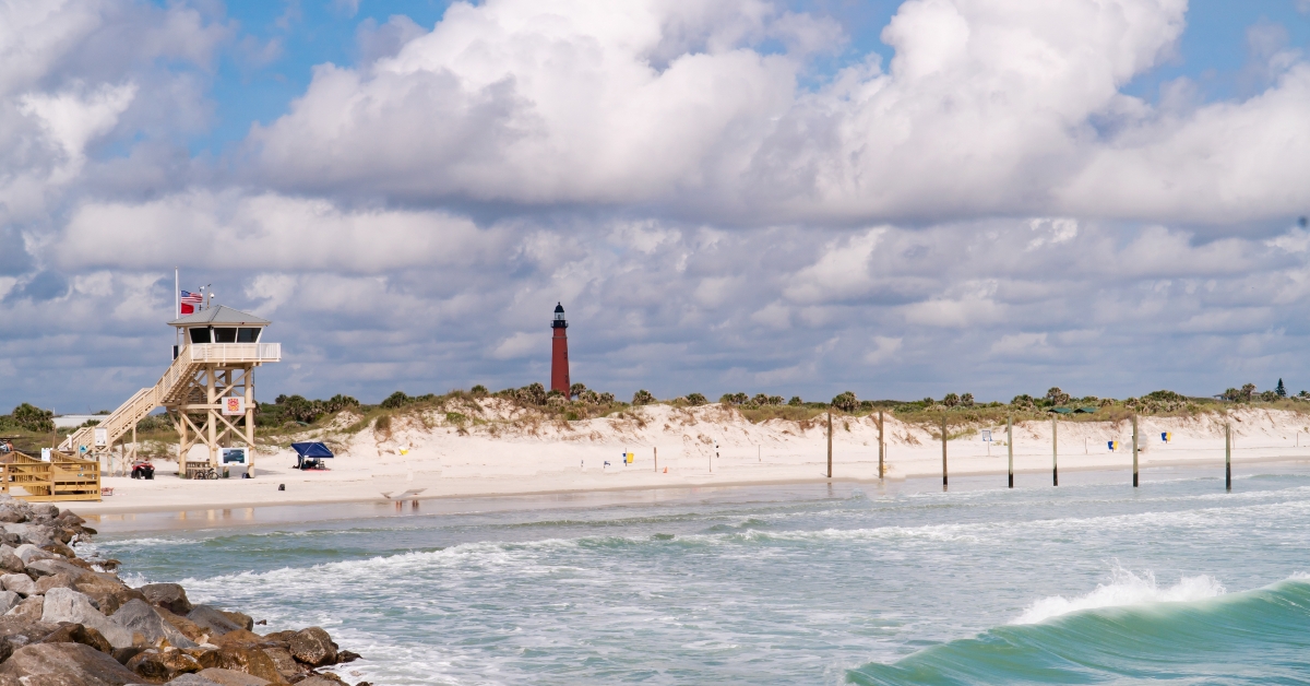 Beautiful beach and the Atlanitic ocean at Ponce Point