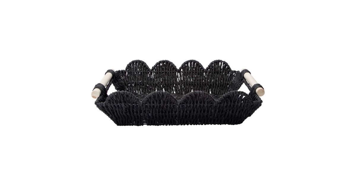 Scallop Paper Rope Tray 