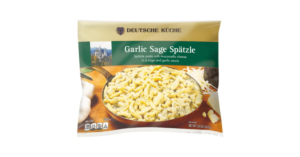 Deutsche Küche Garlic Save Spaetzle