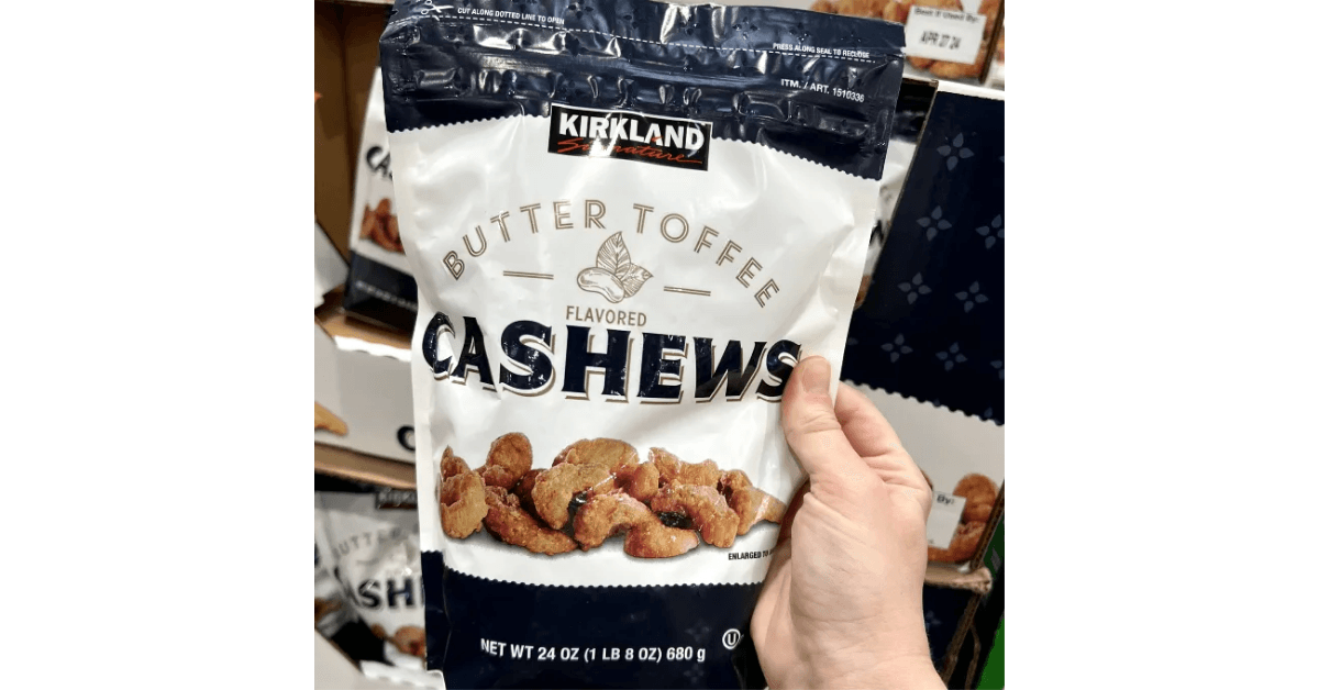 Kirkland Signature butter toffee cashews