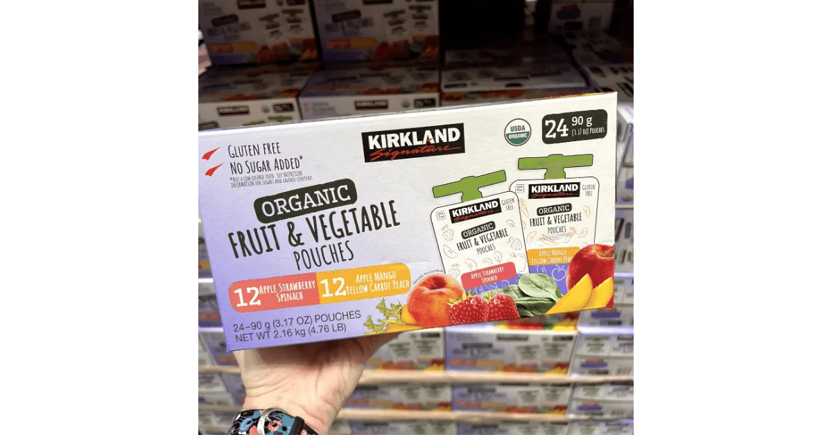 Kirkland Organic Fruit & Vegetable Pouches