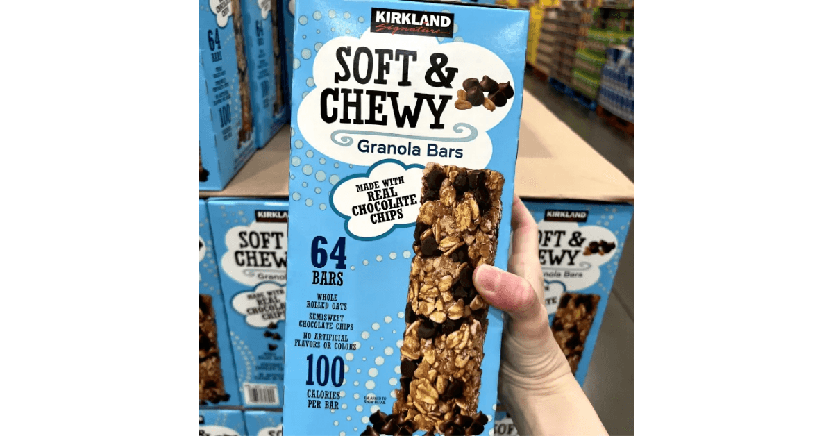 Kirkland Signature soft and chewy granola bars
