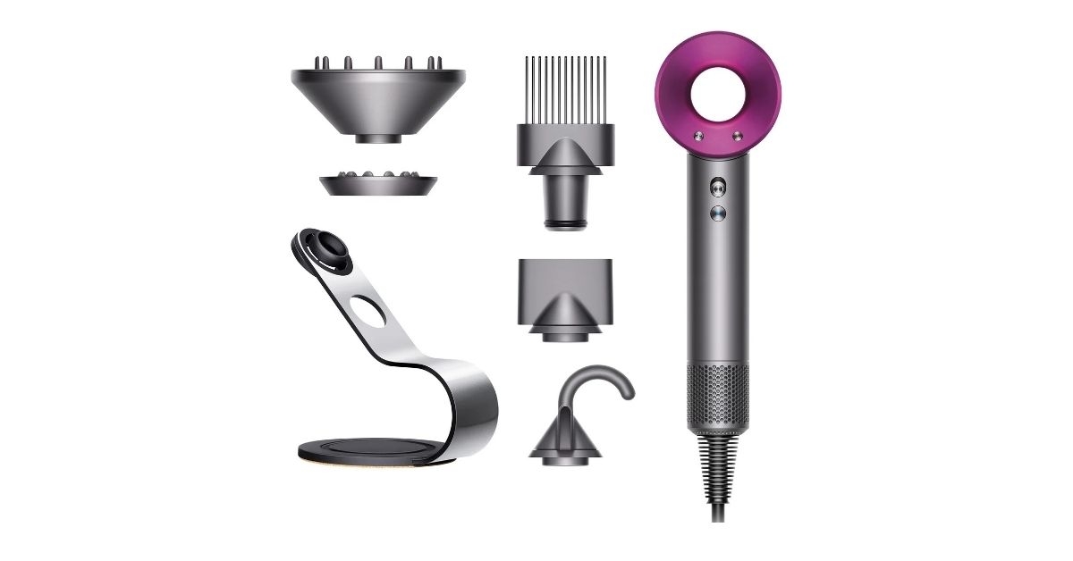 hair dryer stand attachment