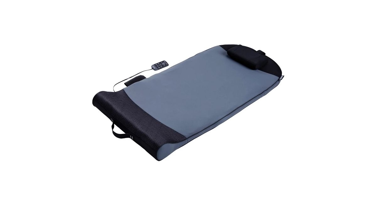 body flex back stretching mat with heat