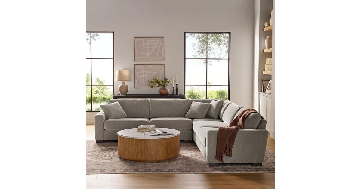 harrison fabric sectional