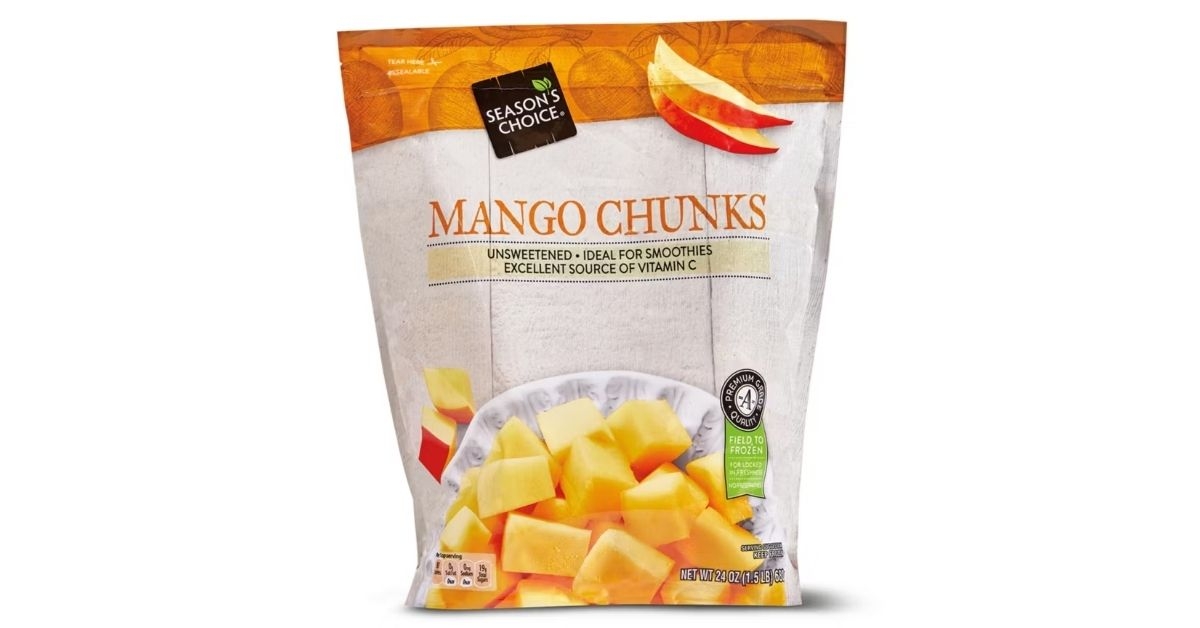 seasons choice frozen mango chunks