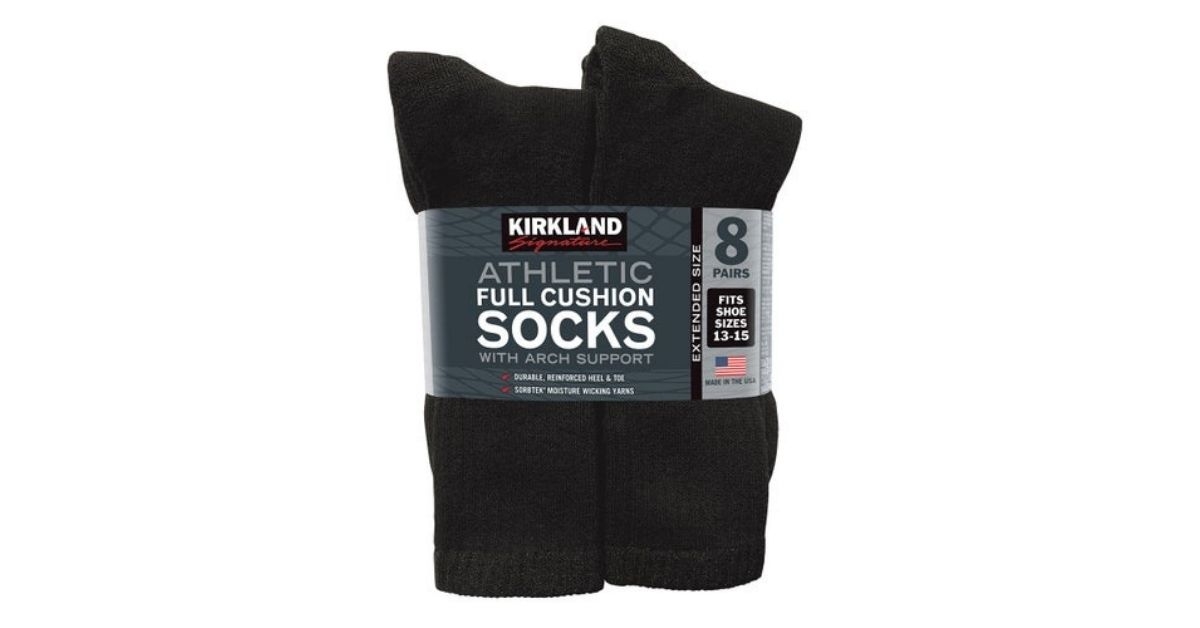 kirkland signature mens athletic socks