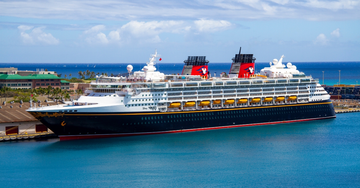 Disney Wonder Cruise Ship in Honolulu