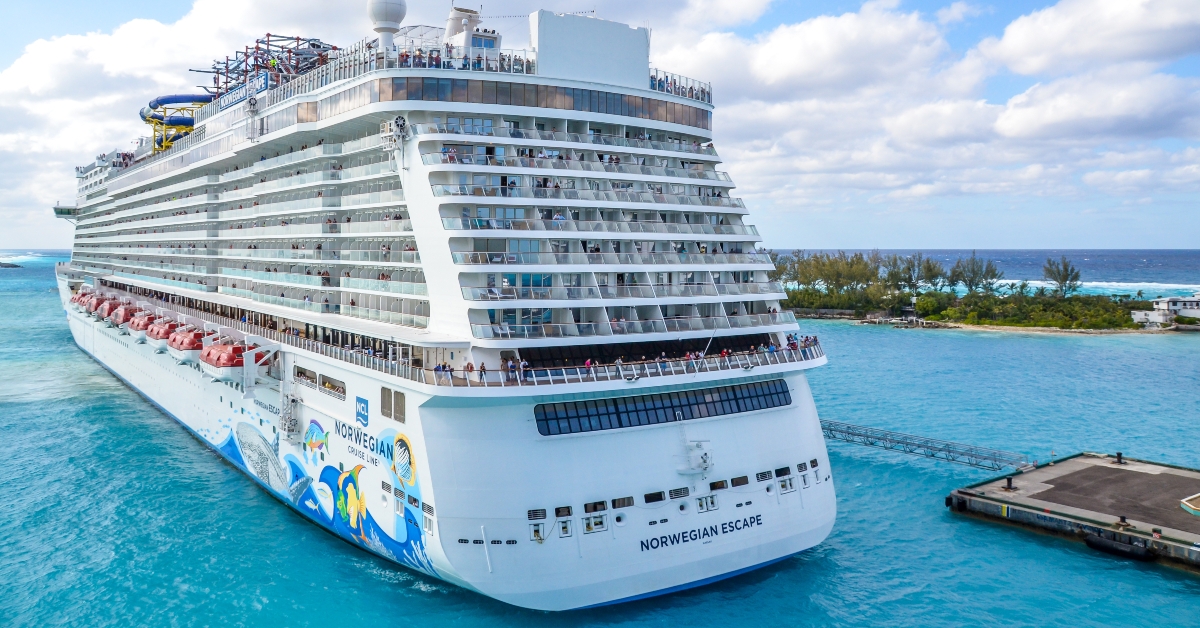 Norwegian Escape sailing away