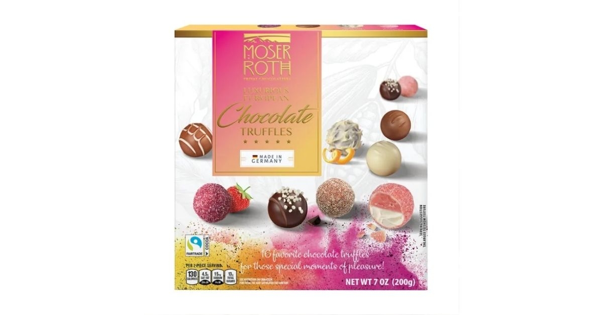 Moser Roth Luxurious European Chocolate Truffles