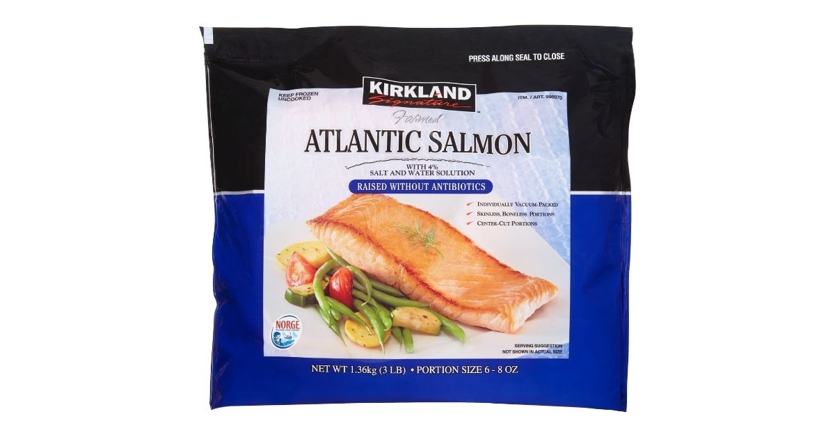 kirkland signature farmed atlantic salmon