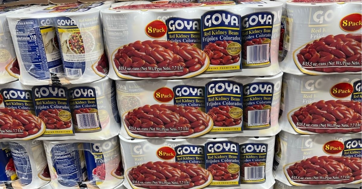 red kidney beans on display