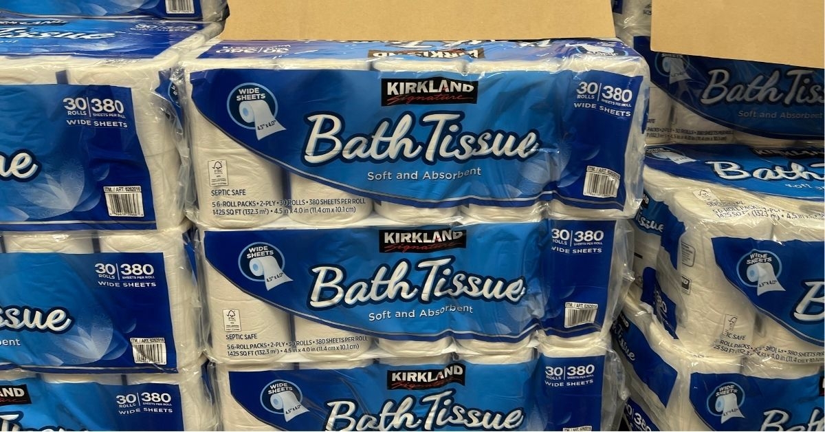 a pile of bath tissue