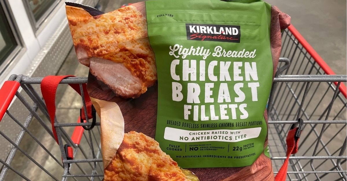lightly breaded chicken fillets