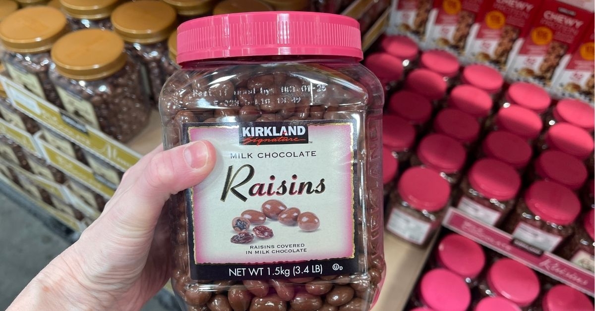 milk chocolate raisins