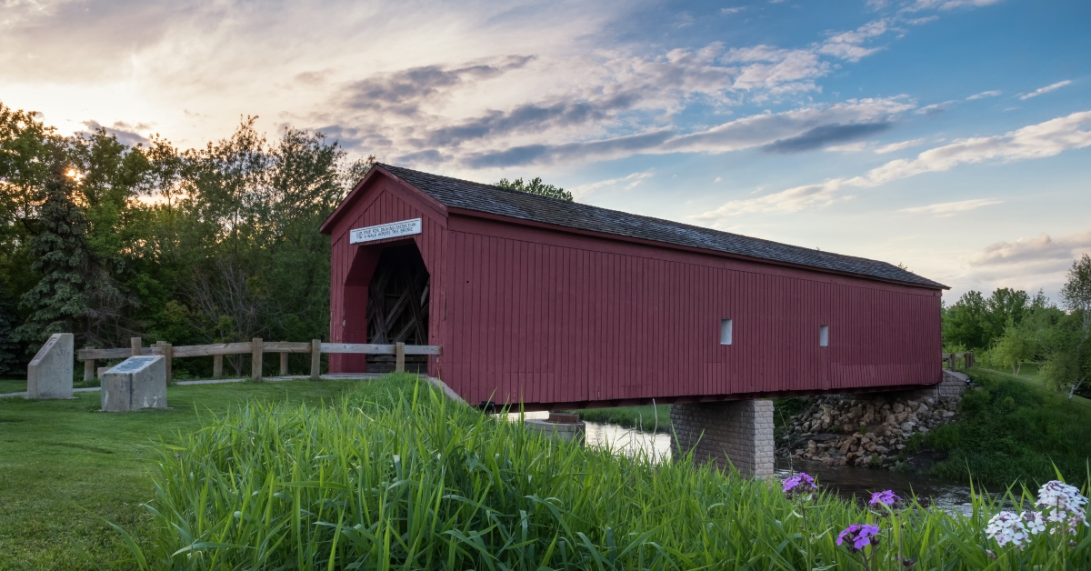 the last covered bridge in minnesota