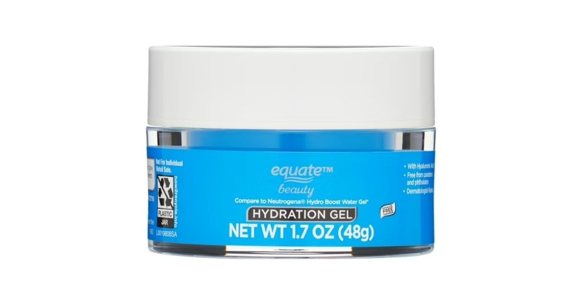 equate hydration gel facial and neck moisturizer