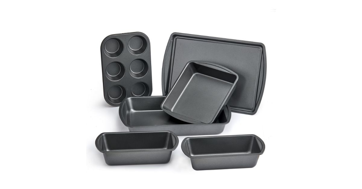 mainstays 6 piece non stick bakeware sets