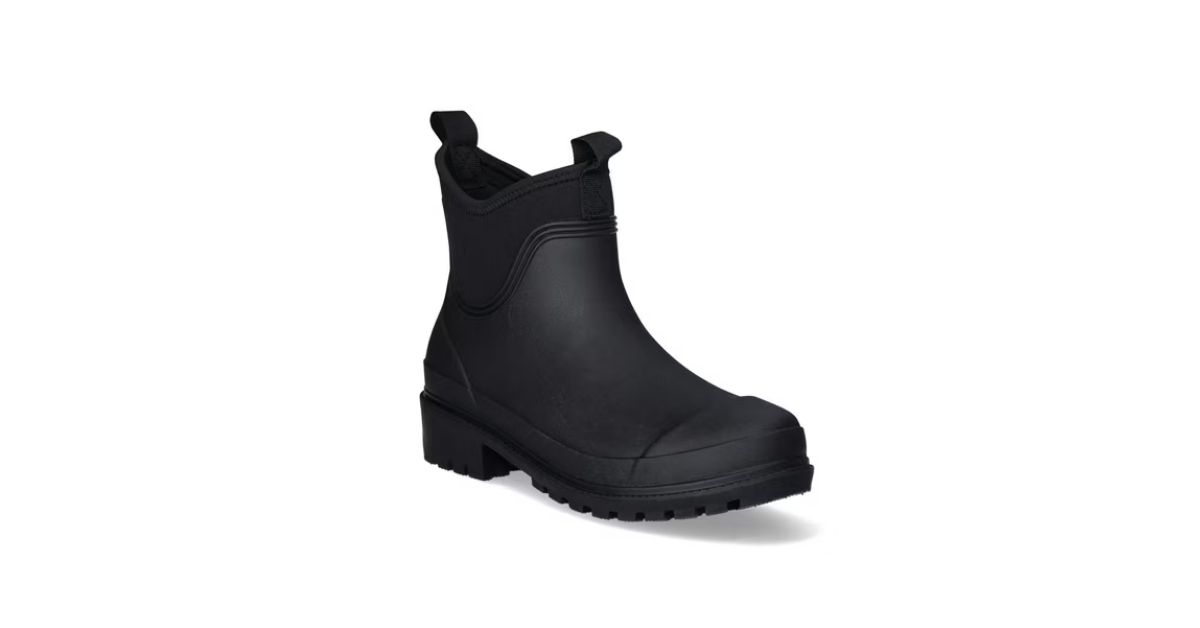 time and tru womens chelsea rain boots