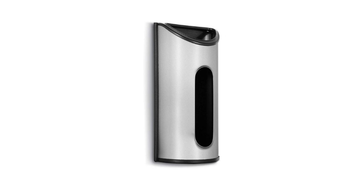 Malmo Stainless Steel Wall Mount Grocery Bag Dispenser