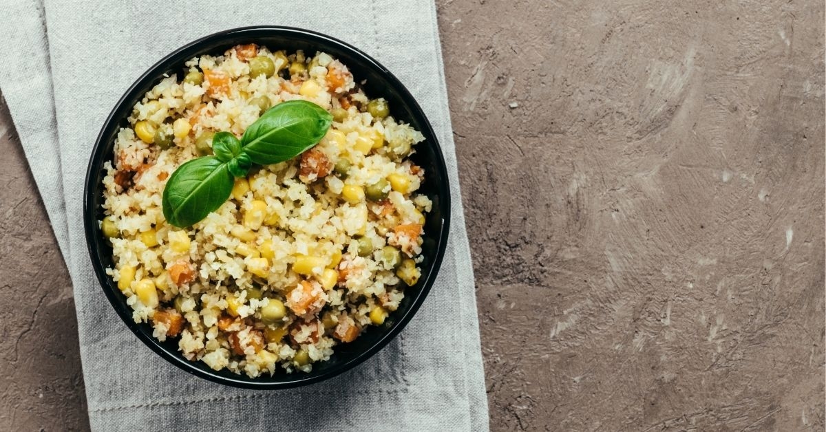 cauliflower rice bowl