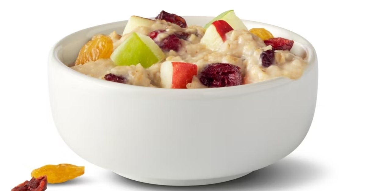 fruit and maple oatmeal