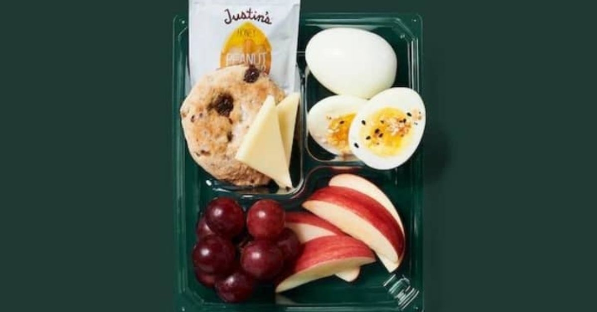 eggs and cheddar protein box