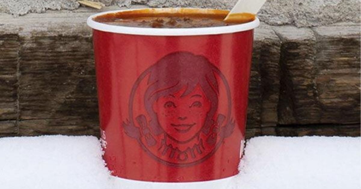 wendy's red chili cup