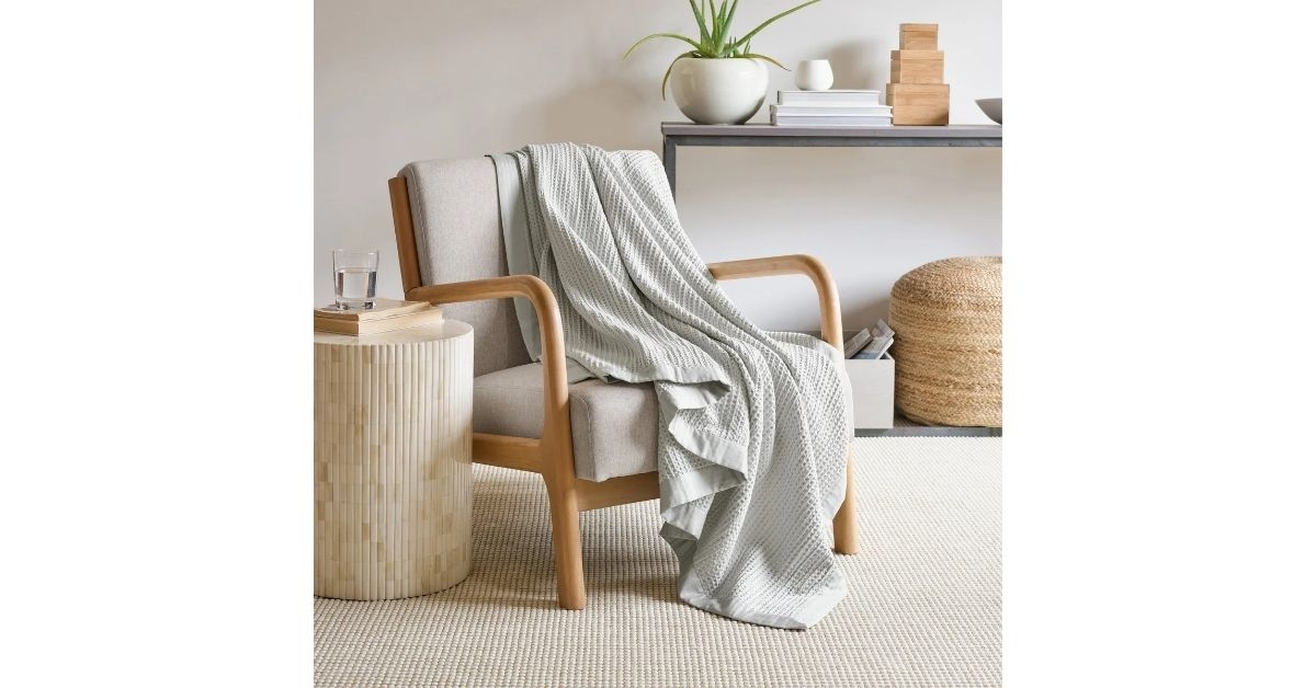jennifer adams cotton waffle throw